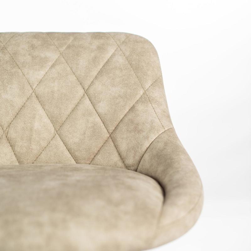 sgabello moderno alto in similpelle vintage colore beige