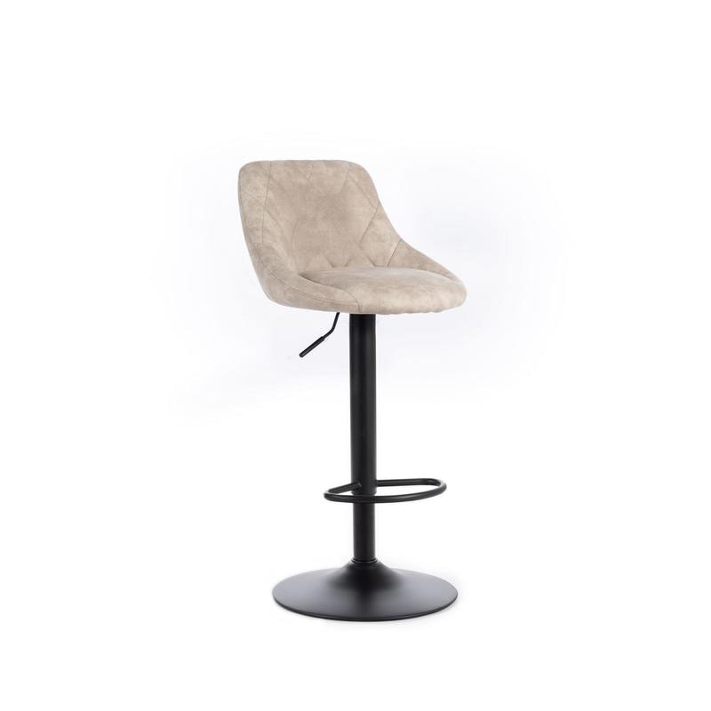 sgabello moderno alto in similpelle vintage colore beige