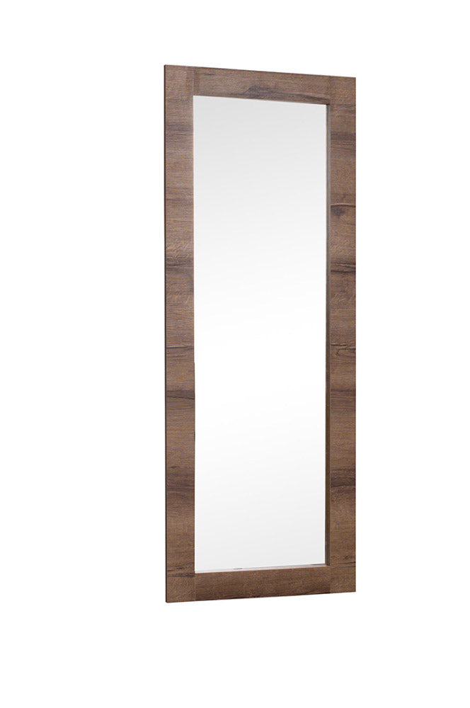 Critel - Specchiera da ingresso o camera cornice in legno cm 56x2x150h - vari colori