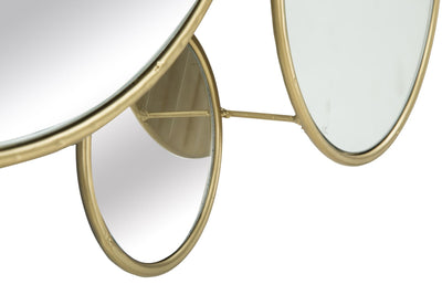 specchio da parete moderno cornice dorata