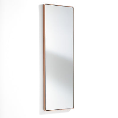 Specchio moderno da parete rettangolare in metallo cm 40x4x120h