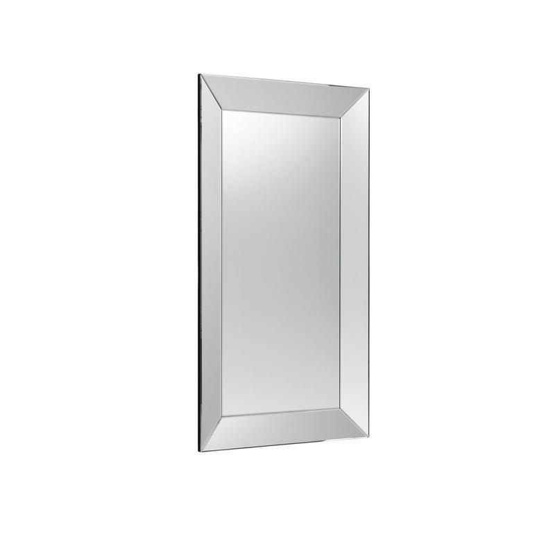 Specchiera verticale da parete design moderno cm 70x5x120h