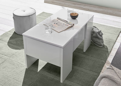 Leonel - Tavolino da salotto con contenitore in legno cm 92x50x47h - vari colori
