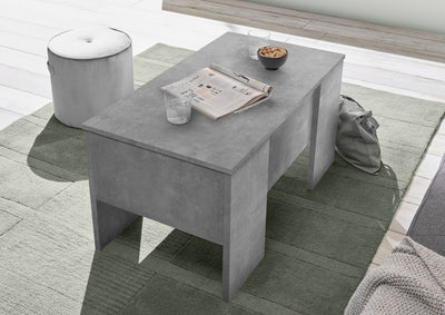 Leonel - Tavolino da salotto con contenitore in legno cm 92x50x47h - vari colori