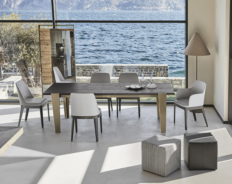 Matrix fisso - Tavolo da pranzo rettangolare moderno Bontempi cm 170x90x75h - vari colori