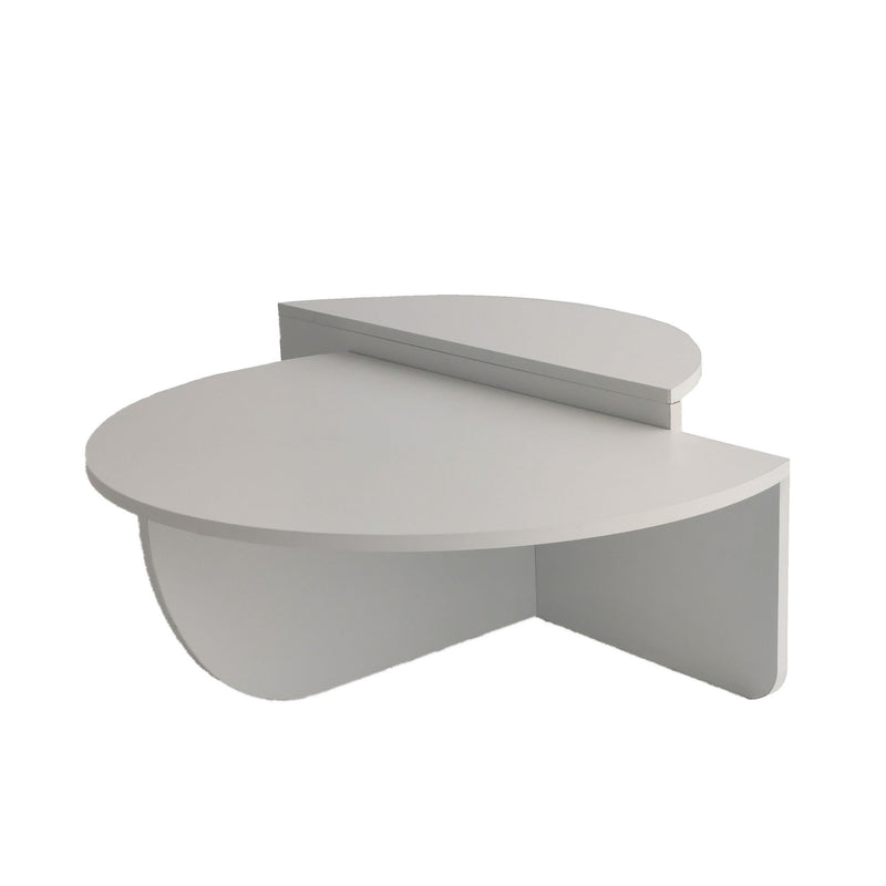 Set da 2 tavolino basso da salotto stile moderno - vari colori