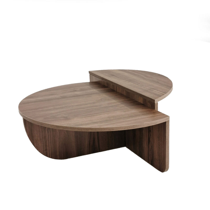 Set da 2 tavolino basso da salotto stile moderno - vari colori