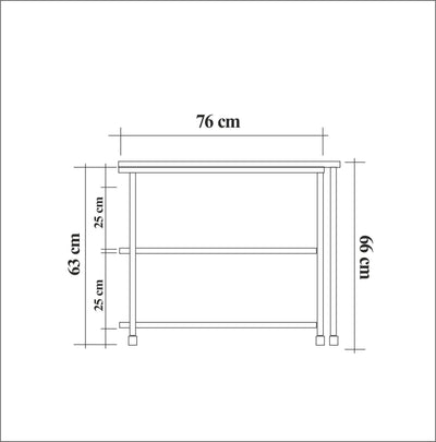 Tavolino da divano con rotelline in legno e metallo design industrial trasformabile