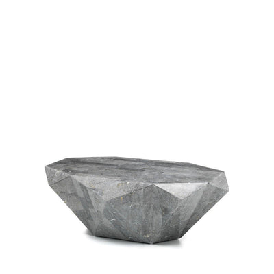 tavolino design da salotto pietra fossile colore grigio
