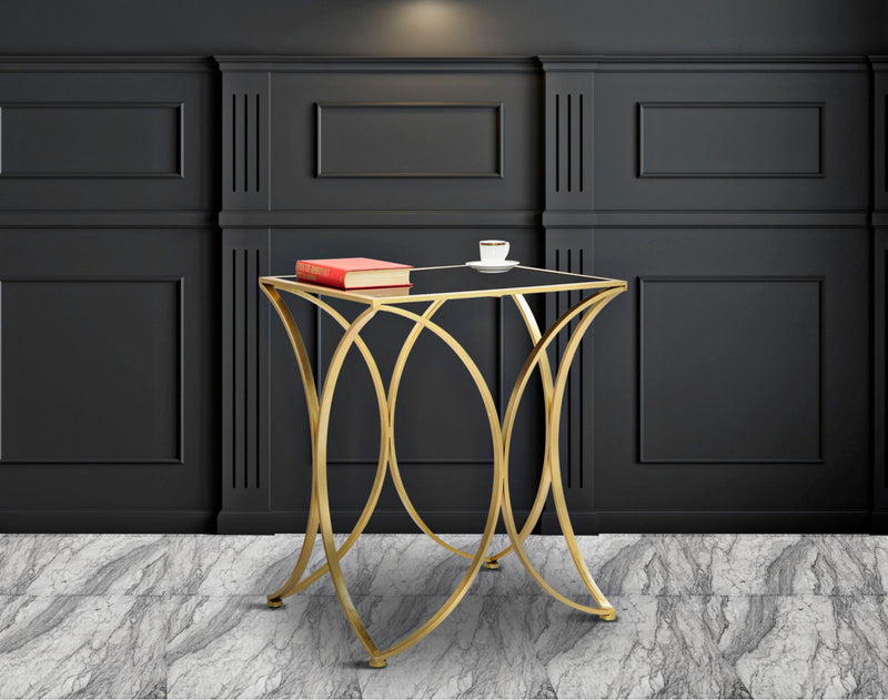 tavolino da salotto base in metallo dorato pino in vetro