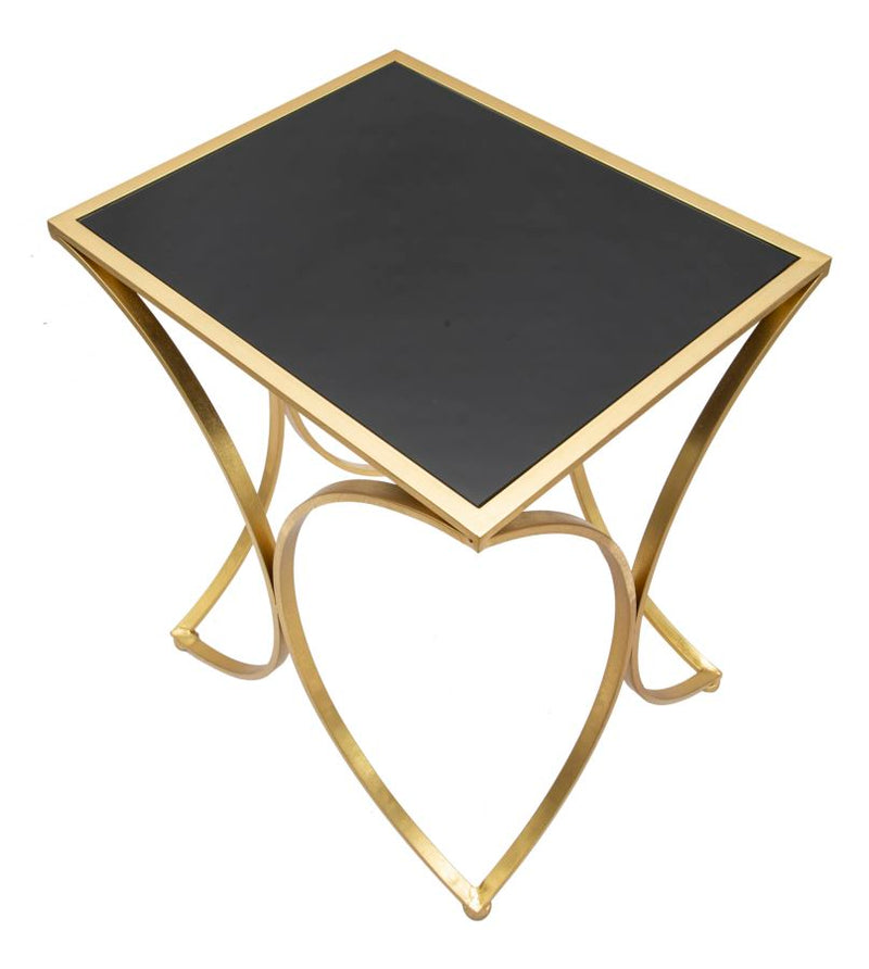 tavolino da salotto base in metallo dorato pino in vetro