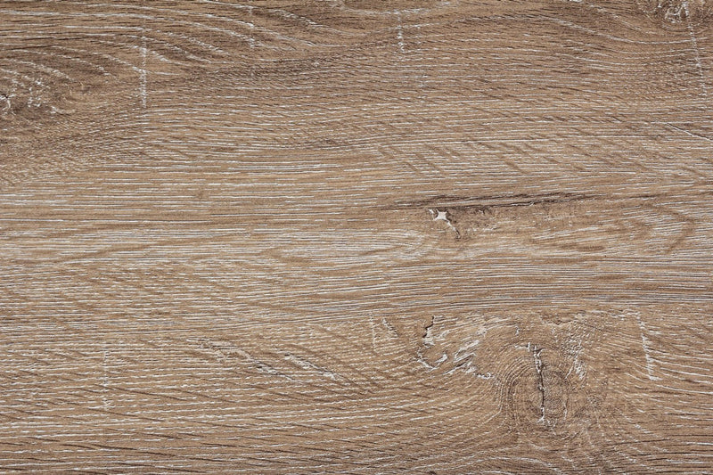 Tavolino basso da caffè base in acciaio inox piano in legno cm 110x60x44h