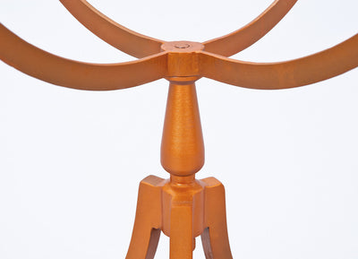 Liron - Tavolino tondo da salotto in metallo con piano in vetro cm 50x50x55h
