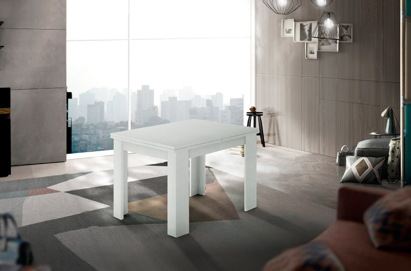 tavolo a libro in legno colore bianco larice