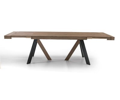 Eilad - Tavolo moderno allungabile gambe in legno e metallo - vari modelli