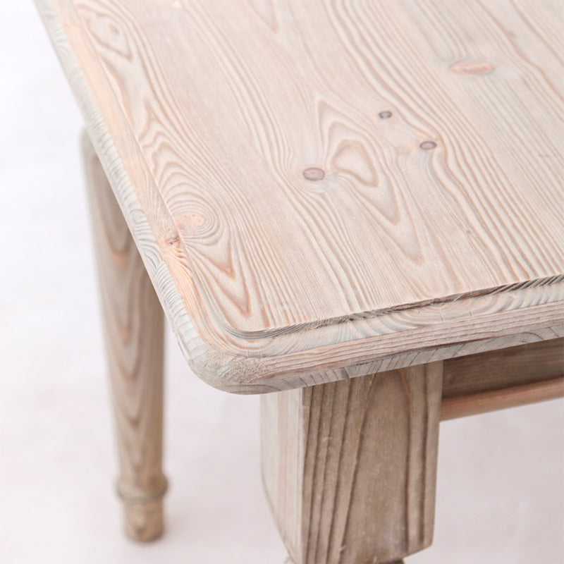 Tavolo allungabile in legno di abete colore naturale stile country cm 140/200x80x78h