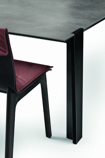 Matrix allungabile - Tavolo design moderno allungabile Bontempi con prolunga centrale cm 200/295x100x75h - vari colori
