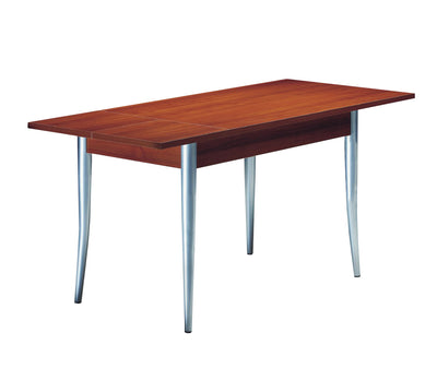 Modo - Tavolo design classico allungabile Eurosedia in legno e metallo cm 100/138x70x77h - vari colori