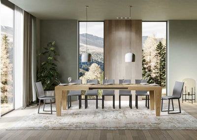 tavolo allungabile per soggiorno colore quercia