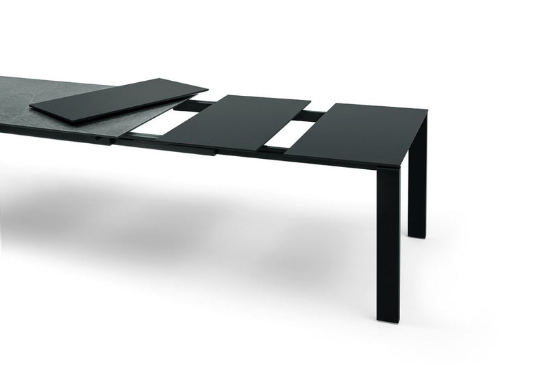 Tom - Tavolo da pranzo Bontempi allungabile con 3 prolunghe cm 110/209x70x75h - vari colori