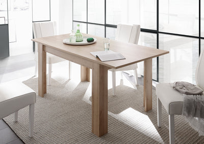 tavolo moderno da pranzo da cm 137 rovere cadiz