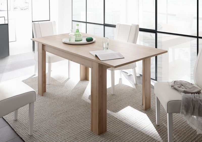 tavolo moderno da pranzo da cm 137 rovere cadiz