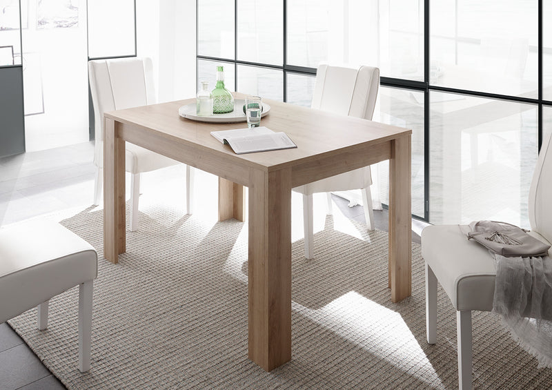 tavolo moderno da pranzo da cm 137 rovere cadiz
