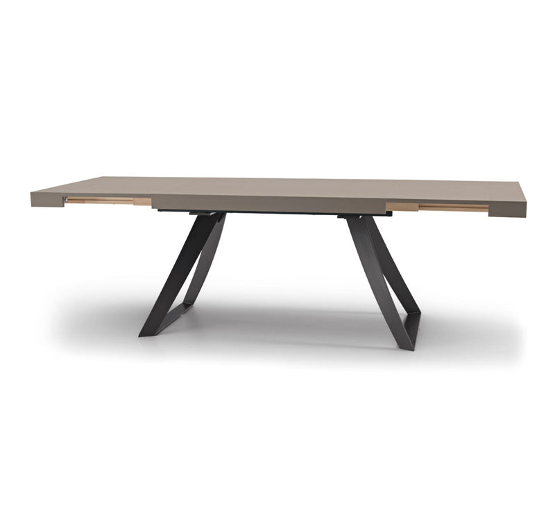 Arvel - Tavolo design allungabile per soggiorno gambe in metallo piano in legno - vari modelli