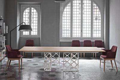 Majesty allungabile - Tavolo rettangolare moderno Bontempi cm 160/240x90x75h - vari colori