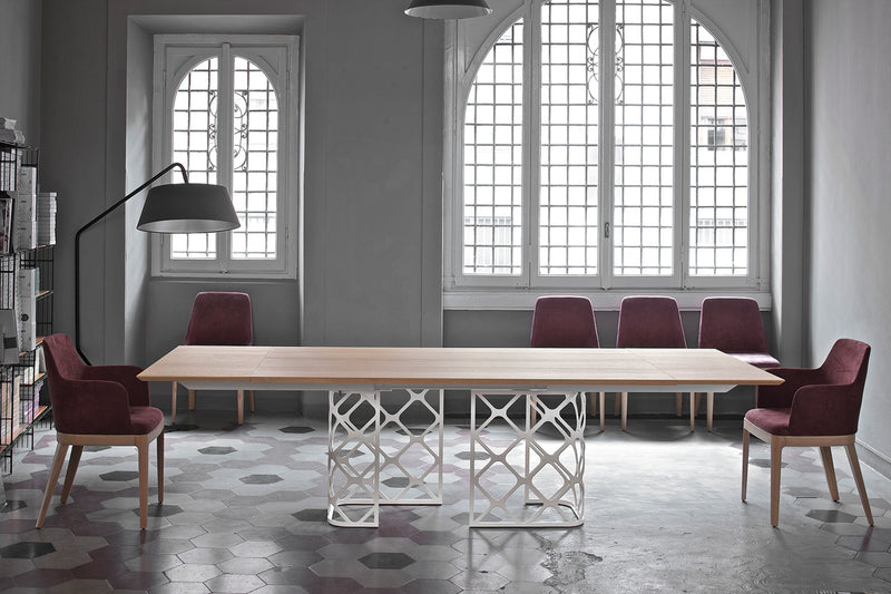 Majesty allungabile - Tavolo rettangolare moderno Bontempi cm 160/240x90x75h - vari colori