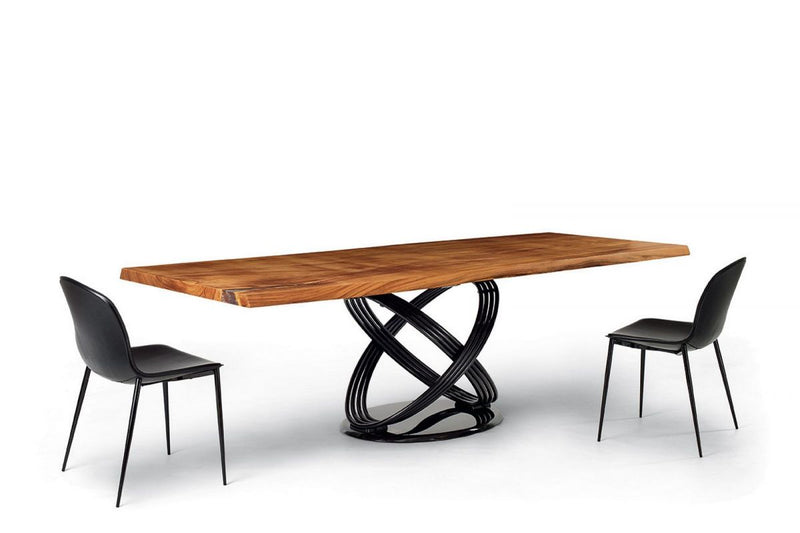 Fusion fisso - Tavolo design contemporaneo Bontempi rettangolare cm 200x106x75h - vari colori