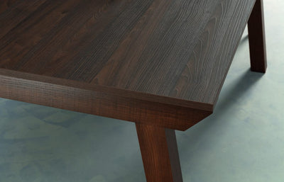 tavolo Genius struttura noce canaletto 035 piano laminato noce canaletto 035