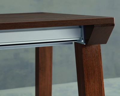 tavolo Genius struttura noce canaletto 035 piano laminato noce canaletto 035