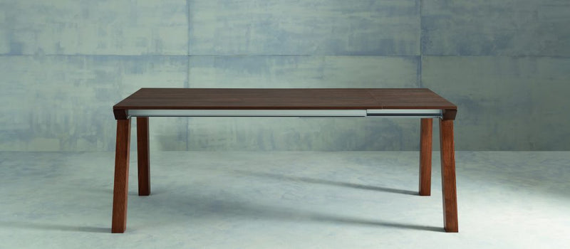 tavolo Genius struttura noce canaletto 035 piano laminato noce canaletto 035