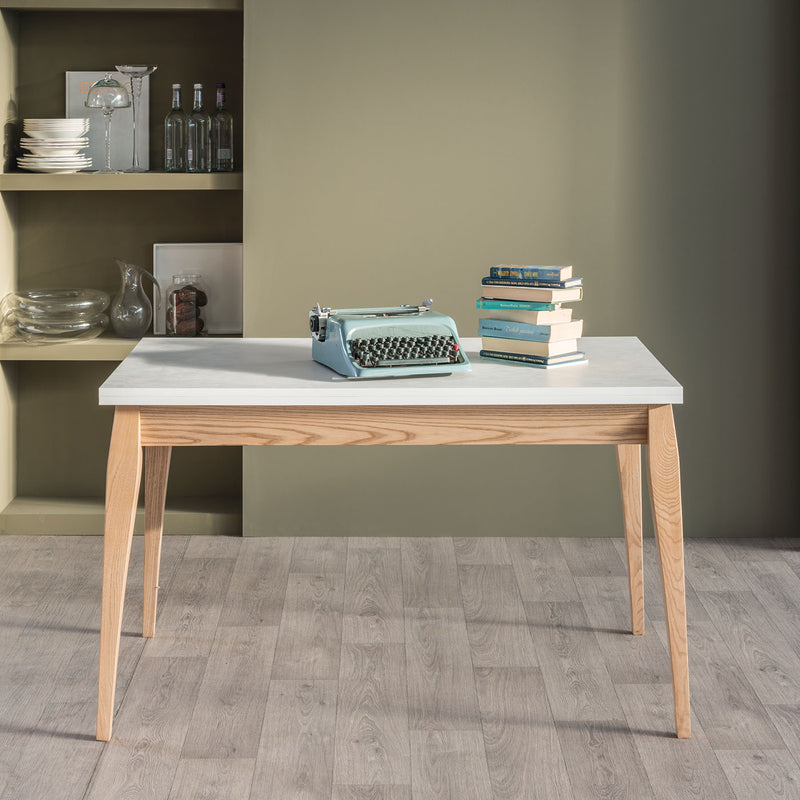Teodem - Tavolo moderno allungabile in legno per soggiorno - vari modelli