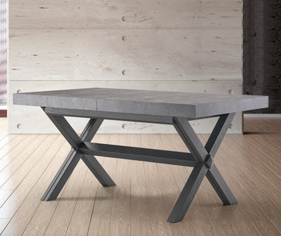 Owen - Tavolo moderno allungabile gambe ad X in legno - vari modelli