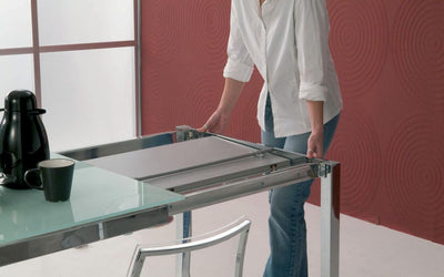 Mago - Tavolo moderno allungabile Bontempi cm 140/200x80x75h - vari colori