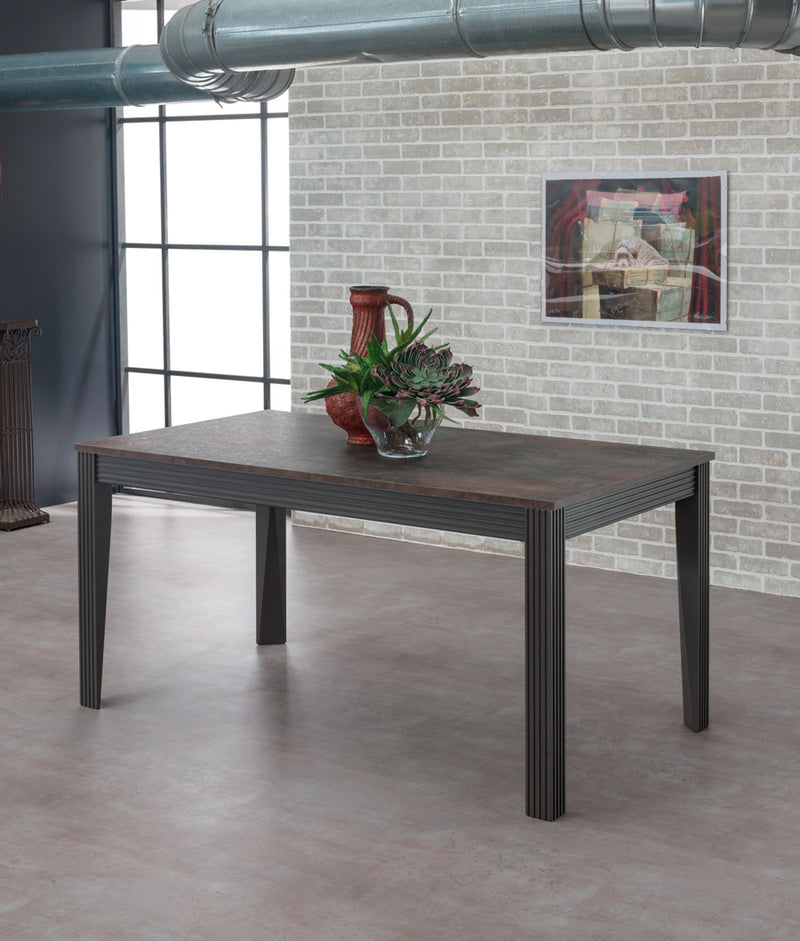 Corinto - Tavolo moderno per sala pranzo in legno allungabile - vari modelli