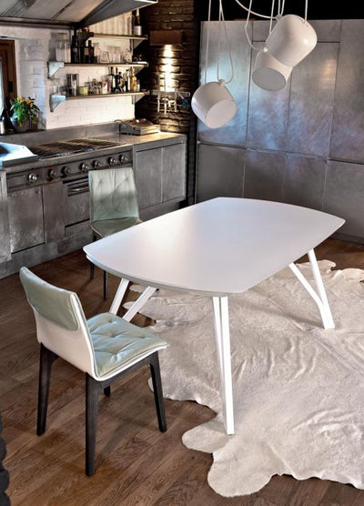 Wonder - Tavolo design allungabile Bontempi da soggiorno apertura sicronizzata cm 170/250x106x75h - vari colori