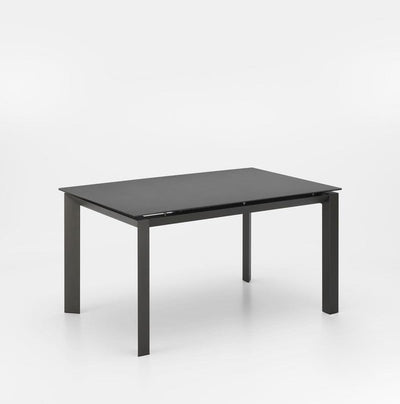 Account - Tavolo da pranzo allungabile in metallo e ceramica grigio cm 90x140/220x75h