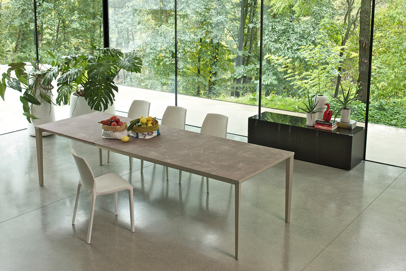 Echo In - Tavolo allungabile Bontempi con struttura in acciaio cm 160/260x90x75h - vari colori