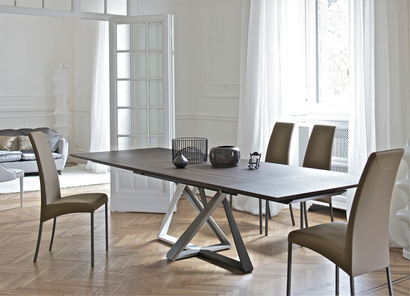 tavolo Millennium Bontempi base in multicolor elegant piano in legno