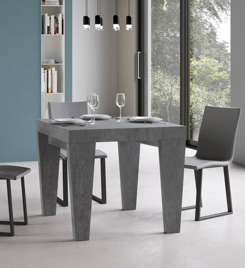 tavolo da pranzo moderno in legno colore cemento