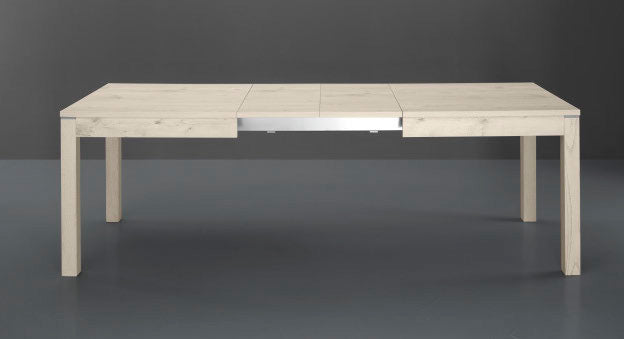 tavolo nevada struttura frassino tinto abete bianco nordico piano laminato abete bianco nordico 008