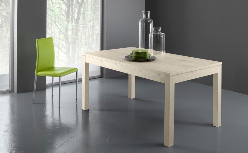 tavolo nevada struttura frassino tinto abete bianco nordico piano laminato abete bianco nordico 008