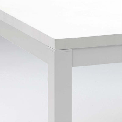 Brendon - Tavolo quadrato fisso struttura in metallo piano in legno - vari modelli